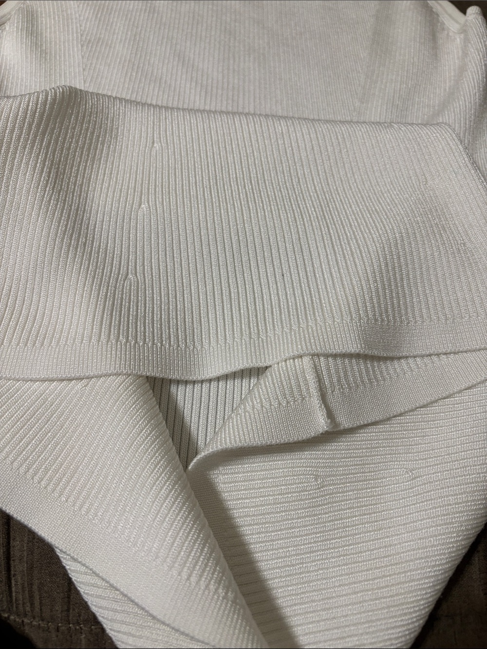 White House Black Market Ribbed Knit Tank Top - Picture 9 of 9